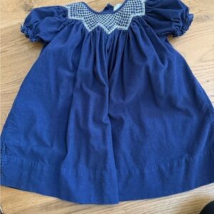 Charming Navy Blue Kids Formal Dress